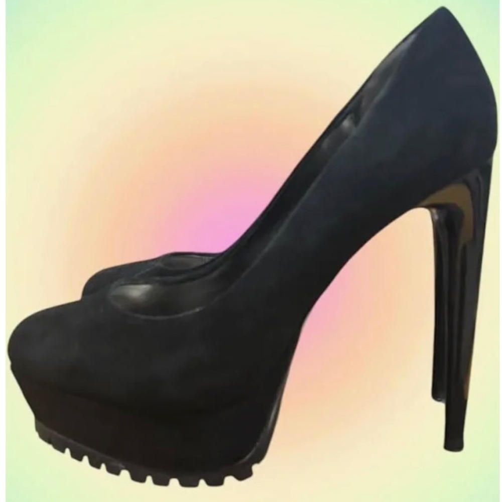 Elegant Black Women's Heels NWOB - Picture 2 of 5